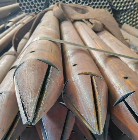 克拉玛依出尖打孔加工无缝注浆钢花管注浆管厂家